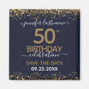 Suche nach 50 geburtstag save the date magnete Glitzer