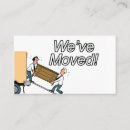 Suche nach neues haus visitenkarten Wir sind umgezogen