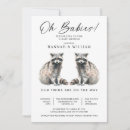 Suche nach raccoon party einladungen Niedlich