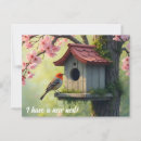 Suche nach vogelhaus postkarten Neue adresse