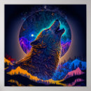 Suche nach fantasy wolf kunst poster Mystisch
