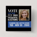 Suche nach wahlkampf buttons Kampagne