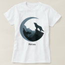 Suche nach die am mond heulen tshirts Für sie