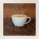 Suche nach kaffeebohnen puzzle Latte