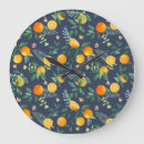 Suche nach zitrusfrucht wanduhren Nahrung