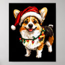 Suche nach welsh corgi poster Weihnachtsmann