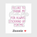 Suche nach fingern aufkleber Mittelfinger