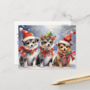 Suche nach weihnachtswelpen postkarten Niedlich