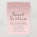 Suche nach pink glitter einladungen Modern