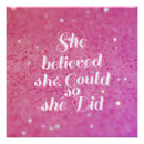 Suche nach glaubt poster Mädchenhaft