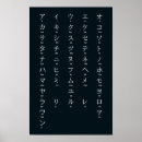 Suche nach katakana poster Alphabet