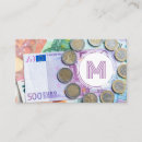 Suche nach investoren visitenkarten Geld