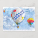 Suche nach heißluftballon postkarten Aquarell