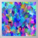 Suche nach süßigkeit poster Blau