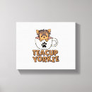 Suche nach yorkie leinwandbilder Lustiger hund