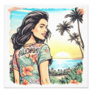 Suche nach hawaii mädchen poster Frau
