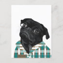 Suche nach schwarzer mops postkarten Hund