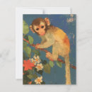 Suche nach vintager affe postkarten Malerei