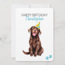Suche nach schokoladen labrador karten Aquarell