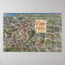 Suche nach kalifornien karte poster Vintag