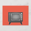 Suche nach retro fernsehen postkarten Tv set