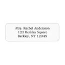 Suche nach name rücksende aufkleber Schwarz weiß