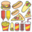 Suche nach junk aufkleber Fast food