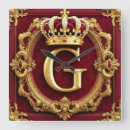 Suche nach goldene krone wanduhren Monogramm