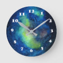 Suche nach blauer planet wanduhren Raum