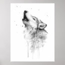 Suche nach grauer wolf poster Wildnis