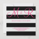 Suche nach rosa schwarze hochzeit einladungen Monogramm