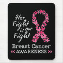 Suche nach brustkrebs bewusstsein mousepads Pink