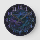 Suche nach libellen wanduhren Blau