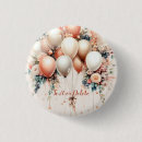 Suche nach elegante babyparty buttons Aquarell