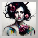 Suche nach schöne frau poster Blumen
