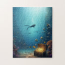 Suche nach taucher puzzle Wasser