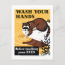 Suche nach waschen hände postkarten Vintag