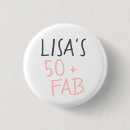 Suche nach 50 geburtstag buttons 50 und fabelhaft