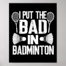 Suche nach schlechte poster Lustiger badminton