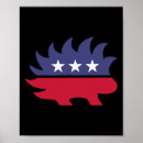 Suche nach präsidentschaftswahl poster Amerikanische flagge