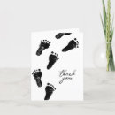 Suche nach fußspuren karten Babyparty