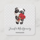 Suche nach niedlicher panda visitenkarten Blume