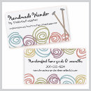 Suche nach stricknadeln visitenkarten Kunsthandwerk