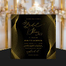 Suche nach black and gold einladungen Modern