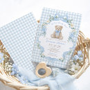 Suche nach gingham einladungen Teddybär