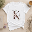 Suche nach monogramm k tshirts Elegant