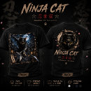 Suche nach ninja katze tshirts Japanische katzenkunst