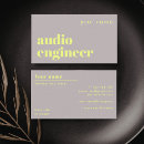 Suche nach audio engineer visitenkarten Tontechniker