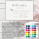 Suche nach farbe horizontale rsvp karten Modern