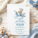 Suche nach niedliches flugzeug einladungen Baby boy